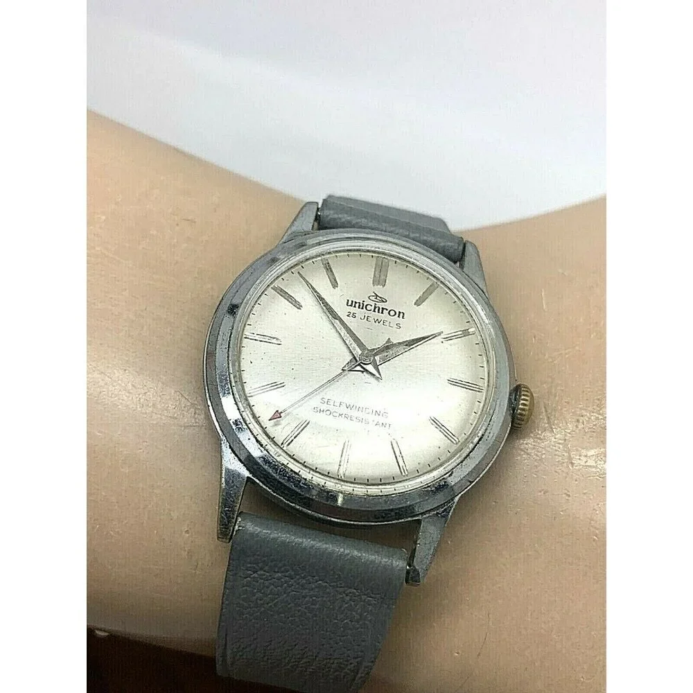Unichorn FB194 Men's Watch Vintage Automatic 25 Jewels FOR REPAIR PARTS